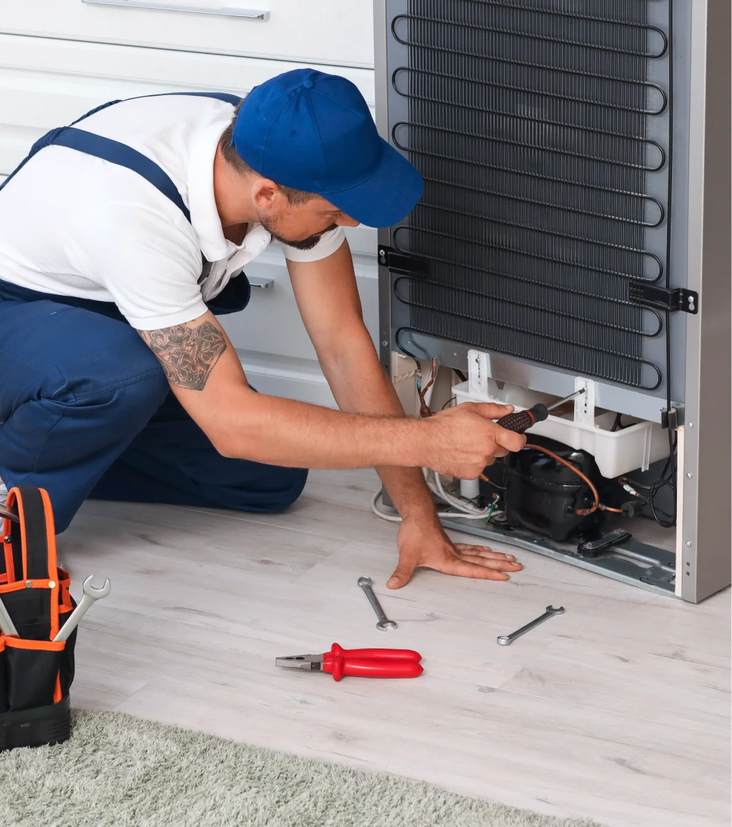 freezer repair process