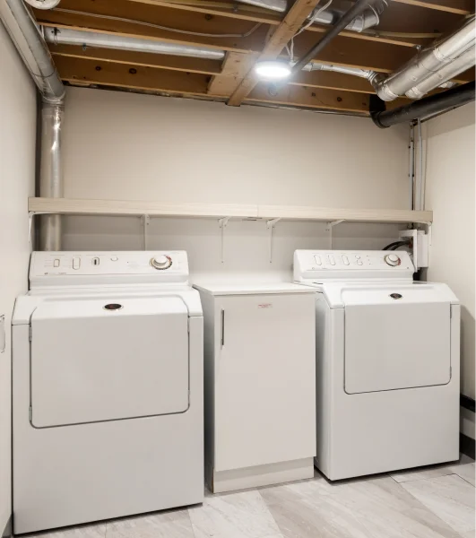 Process of a washer repair.